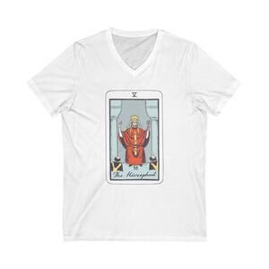 5 The Hierophant | Major Arcana| Jersey Short Sleeve V-Neck Tee S/M/L/XL/XXL